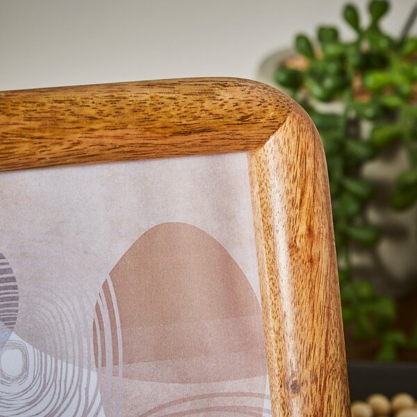 Rounded Edge Solid Wood Photo Frame