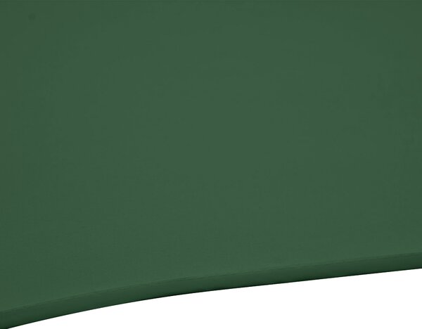 Outsunny Waterproof Offset Roma Patio Umbrella: 2.5m Square Canopy with 360° Rotation, Green Aosom UK