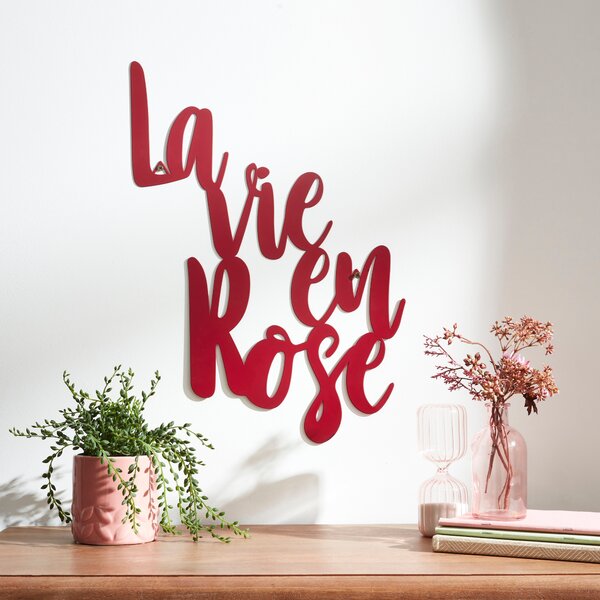 Riviera Rose Metal Indoor Outdoor Wall Art