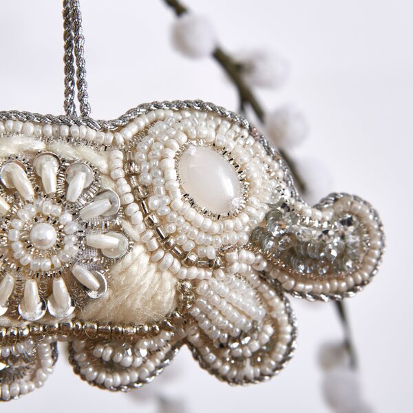 Beaded Elephant Hanging Decoration