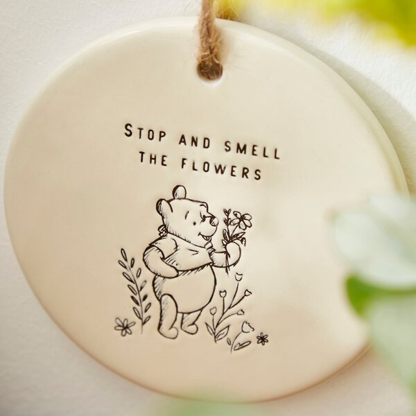 Disney Winnie the Pooh Round Hanging Plaque