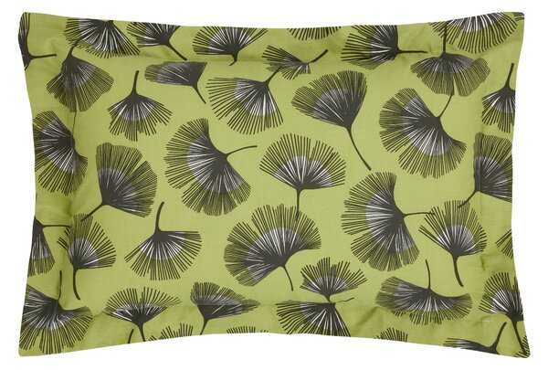 Modern Ginko Fern Oxford Pillowcase