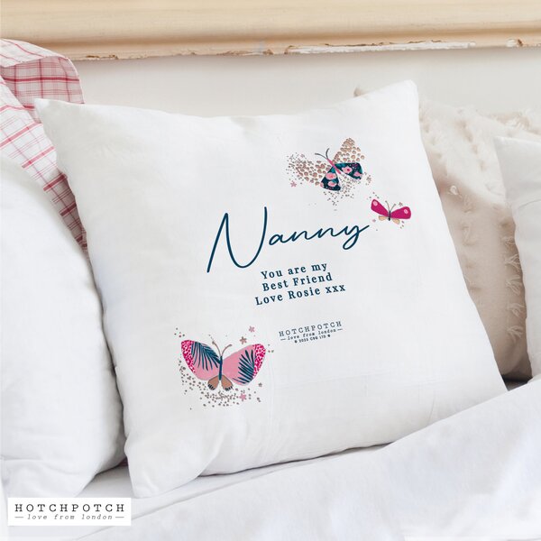 Personalised Butterfly Cushion