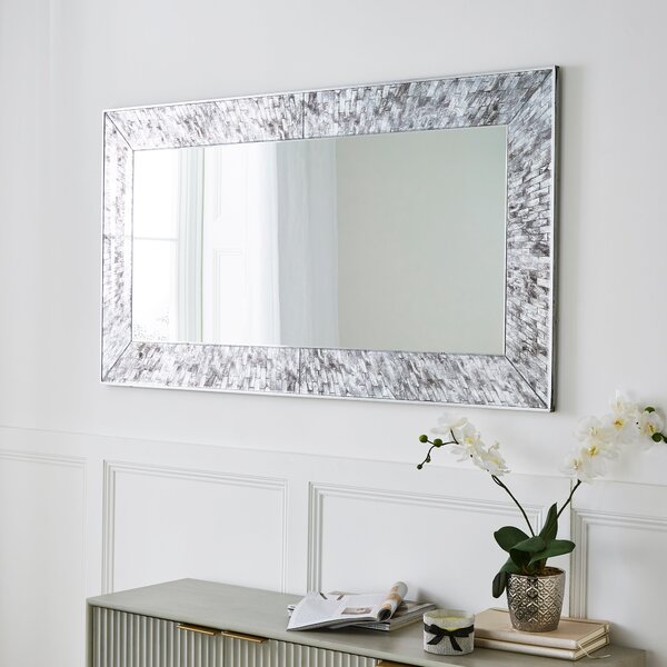 Luxe Tiled Full Length Leaner Mirror