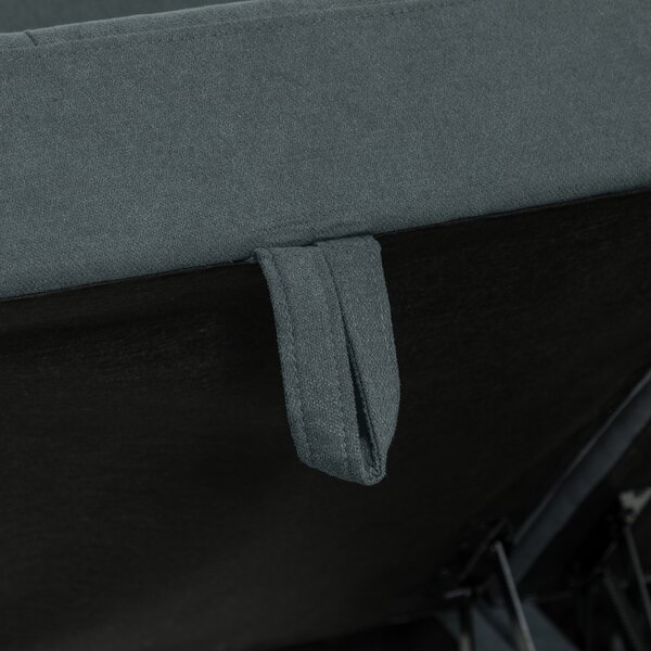 HOMCOM 'L' Shape Modular Storage Sofa - Dark Grey Aosom UK