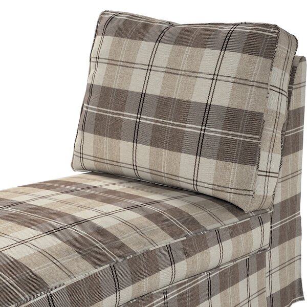 Ektorp chaise longue cover (with a straight backrest)