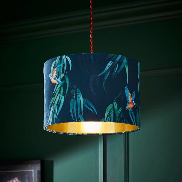 Kingfisher Drum Lamp Shade