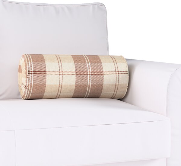 Bolster cushion with pleats