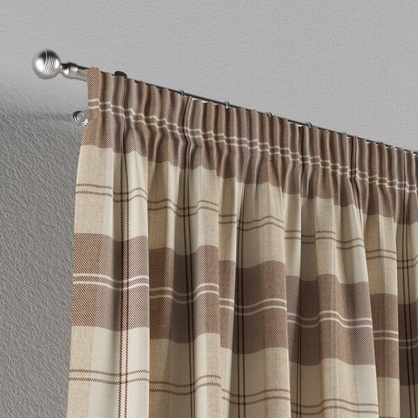Pencil pleat curtain