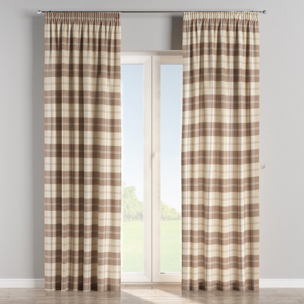 Pencil pleat curtain