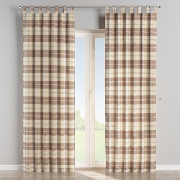 Tab top curtain