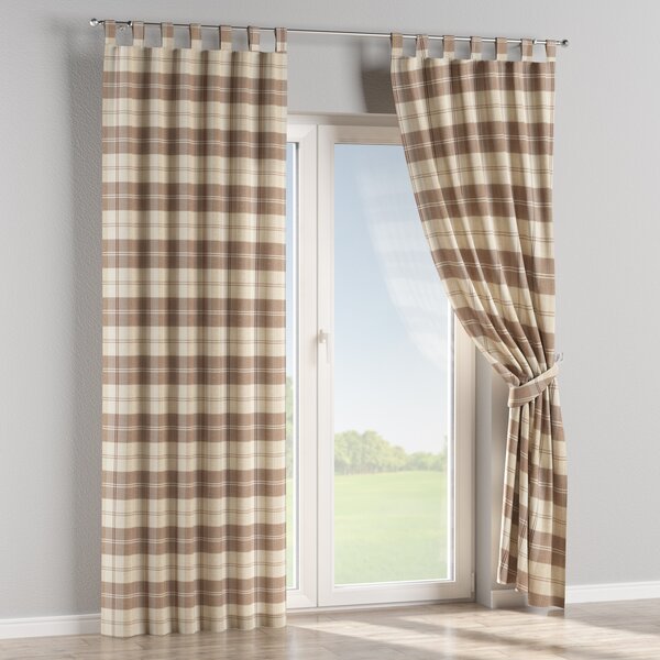 Tab top curtain