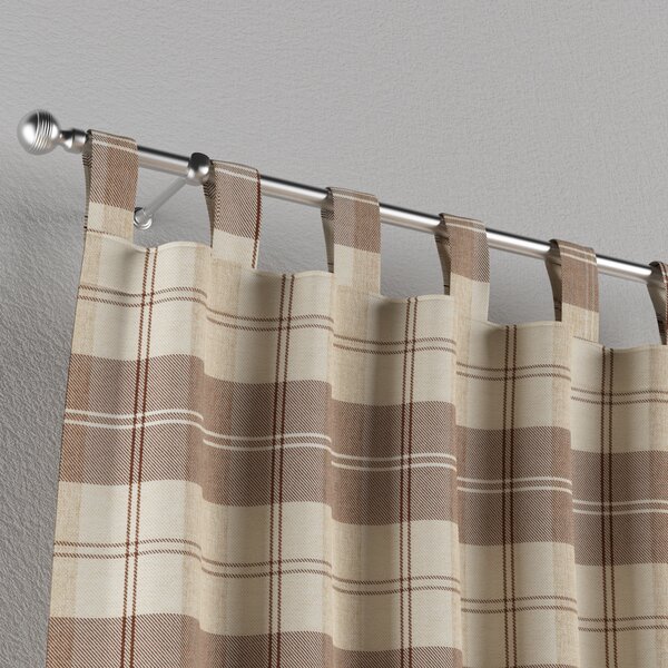 Tab top curtain