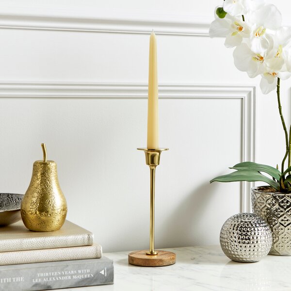 Gold Candlestick Holder