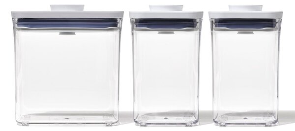 Set of 3 OXO Softworks POP Containers