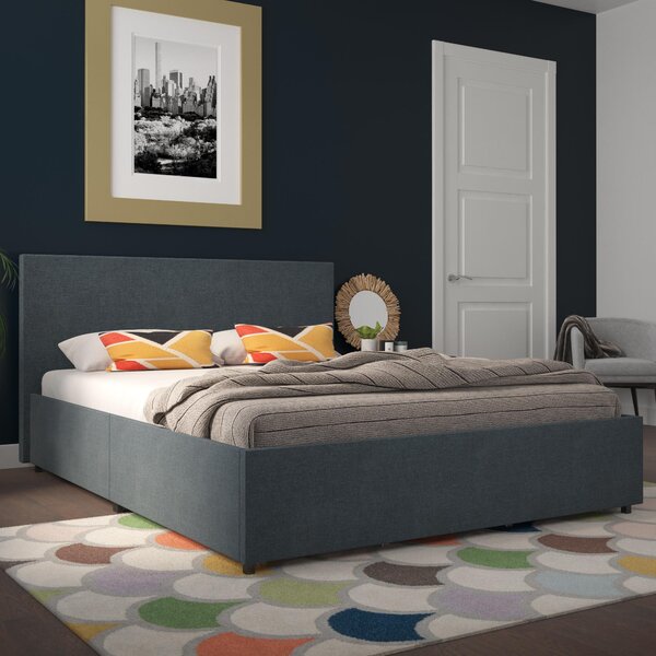 Novogratz Kelly 4 Drawer Bed, Linen