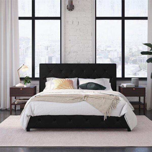 Dorel Home Dakota Upholstered Bed