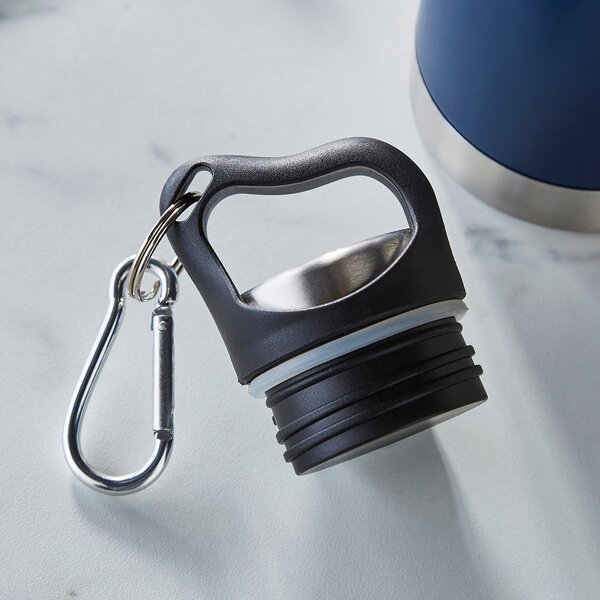 Carabiner Navy Water Bottle