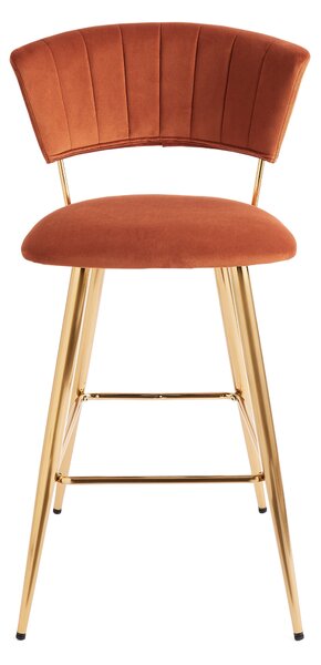 Kendall Bar Stool, Velvet