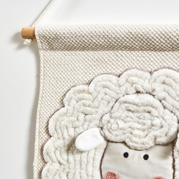 Wooly Sheep Wall Hanging