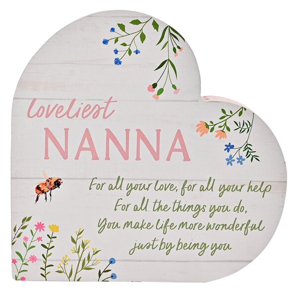 The Cottage Garden 'Nanna' Heart Ornament