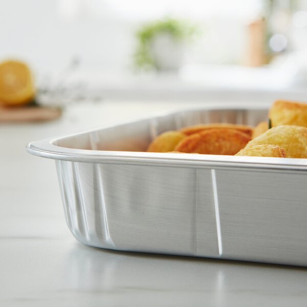 Pack of 3 Smooth Wall Foil Baking Tray