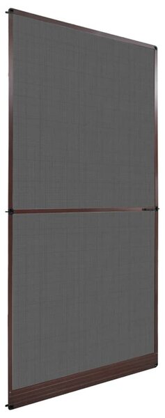 Brown Hinged Insect Screen for Doors 120 x 240 cm