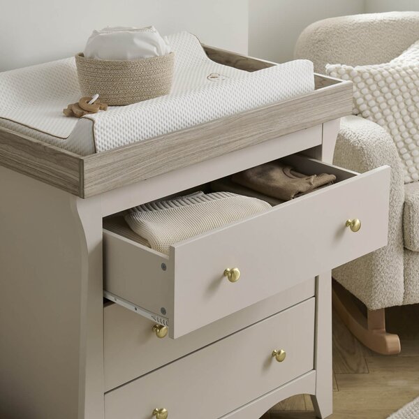 CuddleCo Clara 3 Drawer Chest & Changing Unit