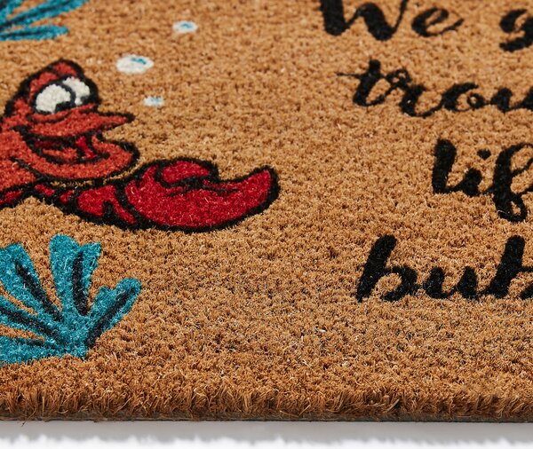 The Little Mermaid Sebastian Coir Doormat