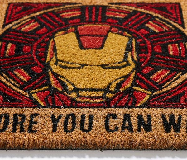 Iron Man Coir Doormat