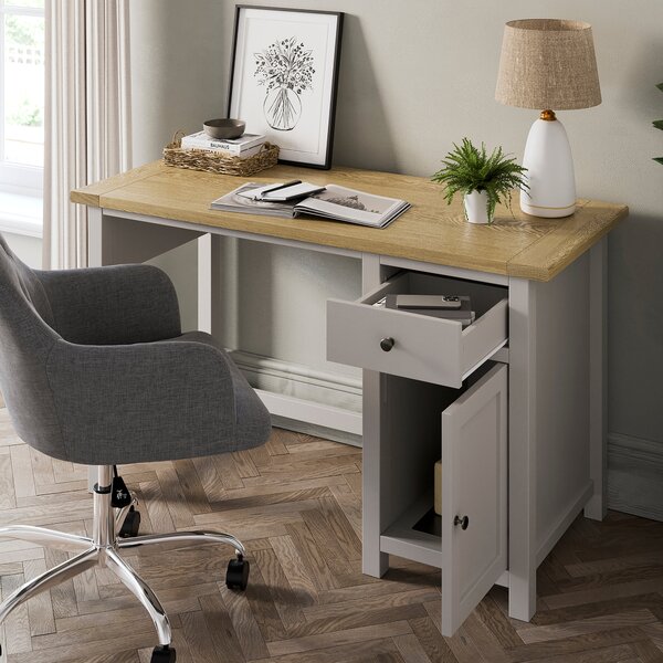 Olney Standard Storage Desk, Stone