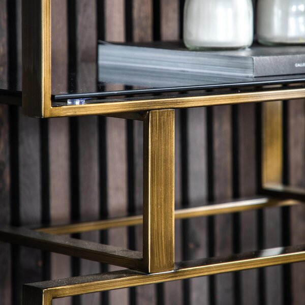 Tipton Open Display Shelving Unit, Bronze