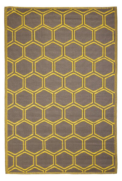 Fallen Fruits Honeycomb Outdoor Rug