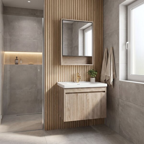 Bathroom furniture set with washbasin Luno DB68-60 60CM