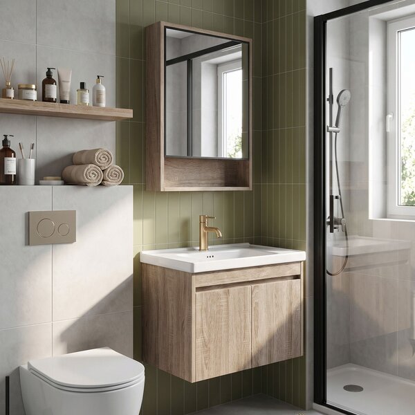 Bathroom furniture set with washbasin Luno DB68-60 60CM