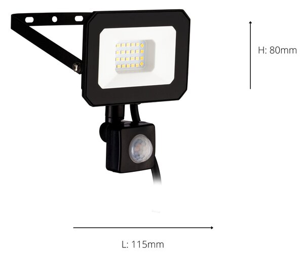 EGLO Risacca-E PIR Sensor Outdoor Flood Light