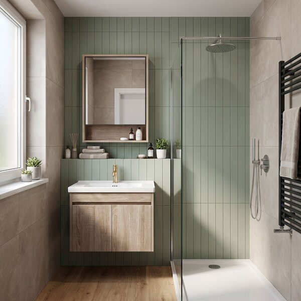 Bathroom furniture set with washbasin Luno DB68-60 60CM