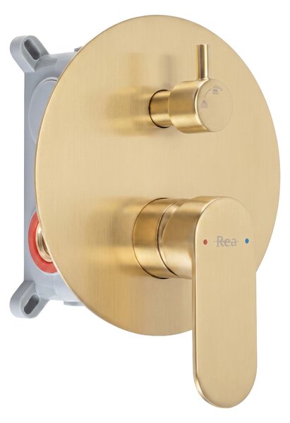 Shower system Rea Drop Brush Gold + BOX