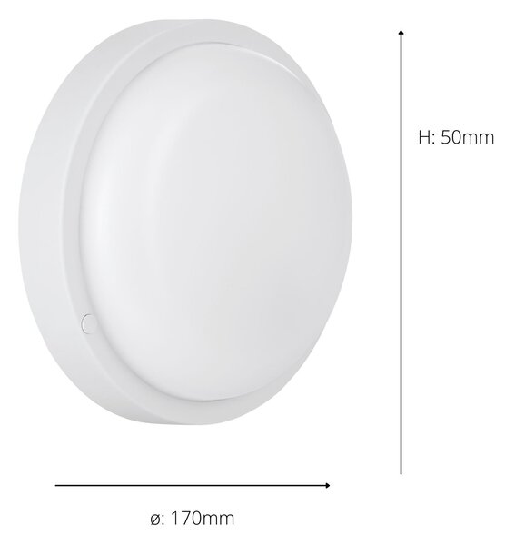 EGLO Essentials Boschetto-E Round Flush Ceiling Light