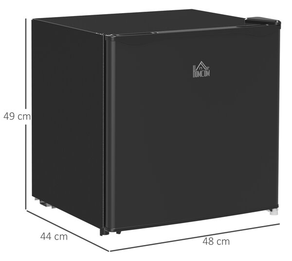 HOMCOM 46L Table Top Fridge, Counter Top Fridge with Chiller Box, Adjustable Temperature, Reversible Door, Mini Fridge Aosom UK