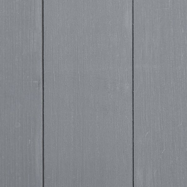 Outsunny Wooden Garden Storage Shed Lockable Tool Cabinet Organizer w/ Storage Table, Double Door, 139 x 75 x 160 cm, Grey