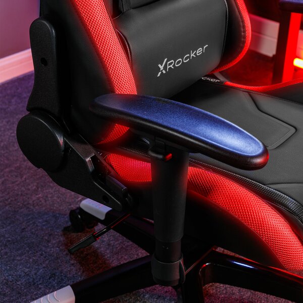 X Rocker Agility Compact RGB Office Gaming Chair with Neo Motion Sync LED