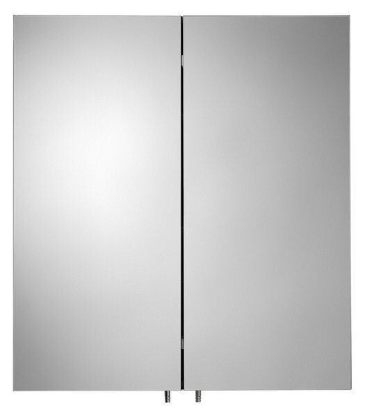 Dawley Steel Double Door Cabinet, Matt Black