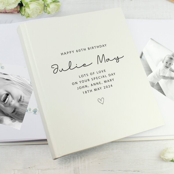 Personalised Traditional Photo Album