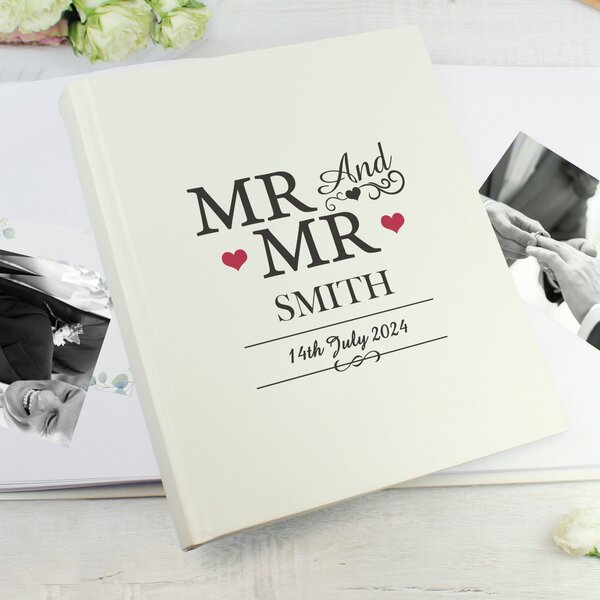 Personalised Mr and Mr Traditional Photo Album