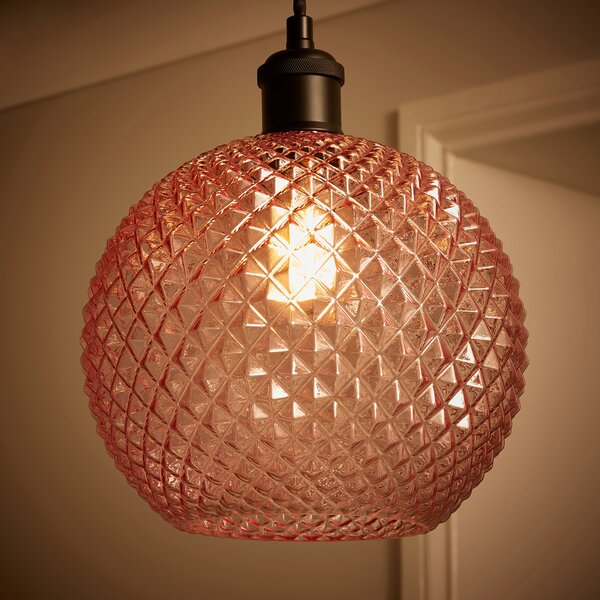 Elodie Faceted Glass Easy Fit Pendant Shade