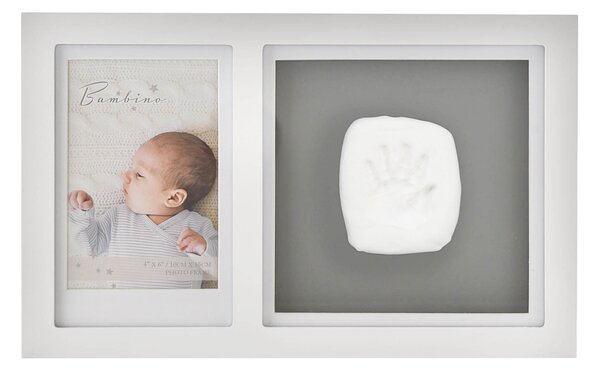 Bambino White Photo Frame & Clay Print