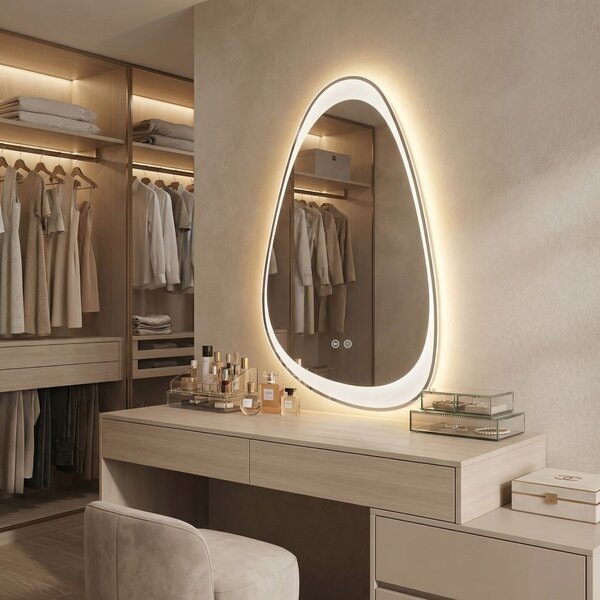 Mirror LED ART 90x50 cm