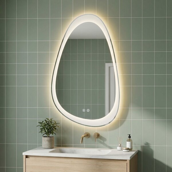 Mirror LED ART 90x50 cm
