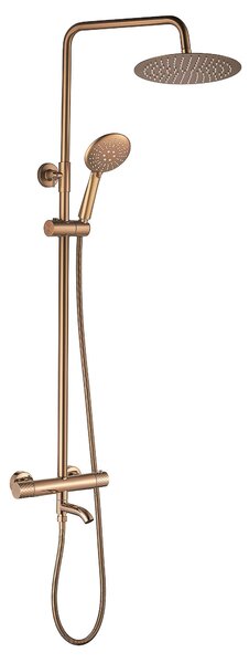 Thermostatic shower system Rea Lungo Diamond Copper